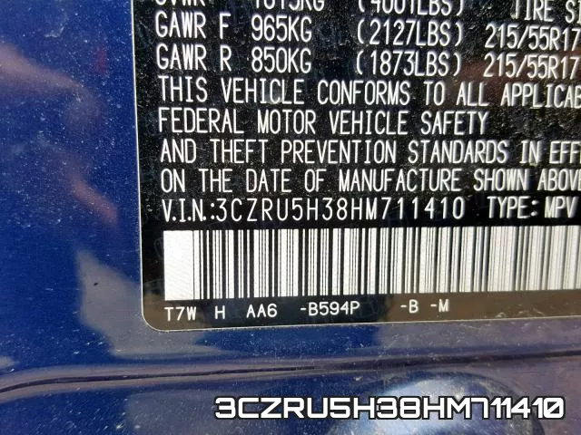 3CZRU5H38HM711410 фото 2
