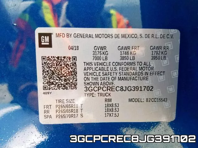 3GCPCREC8JG391702 фото 2