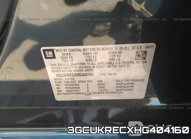 3GCUKRECXHG404160 фото 10