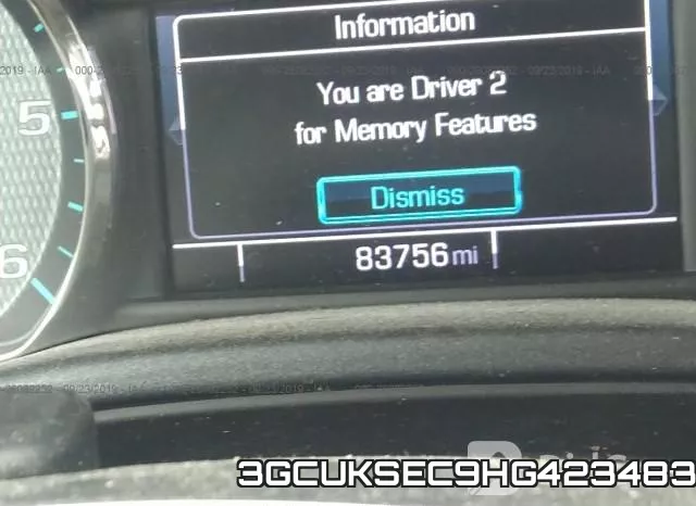 3GCUKSEC9HG423483 фото 8