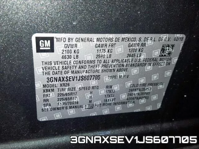 3GNAXSEV1JS607705 фото 2