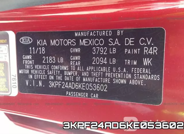 3KPF24AD6KE053602 фото 10