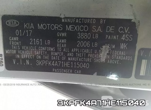 3KPFK4A71HE115040 фото 10