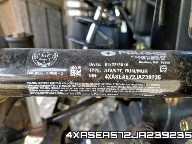 4XASEA572JA239235 фото 2