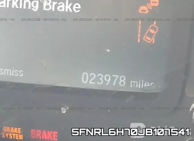 5FNRL6H70JB107541 фото 8