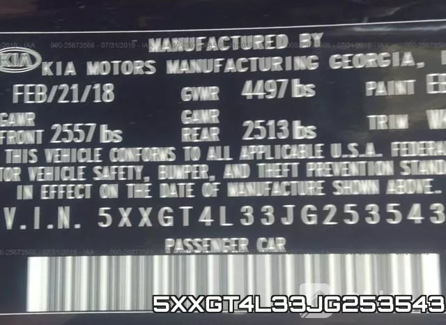 5XXGT4L33JG253543 фото 10