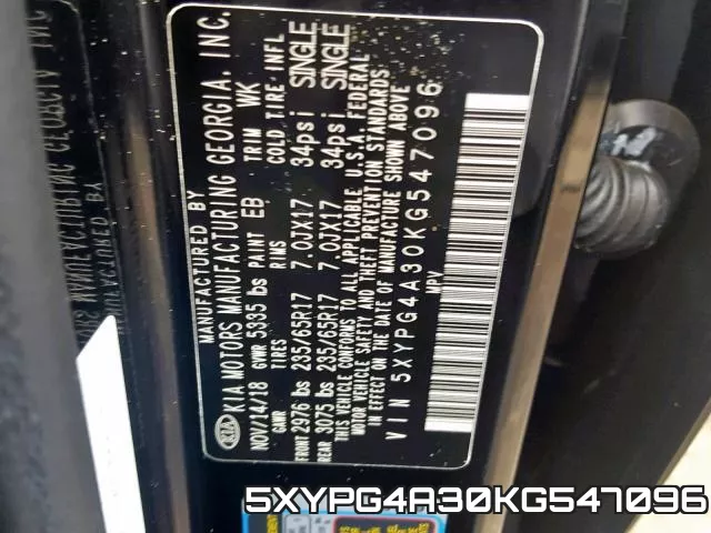 5XYPG4A30KG547096 фото 2