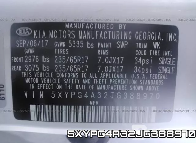 5XYPG4A32JG388970 фото 10