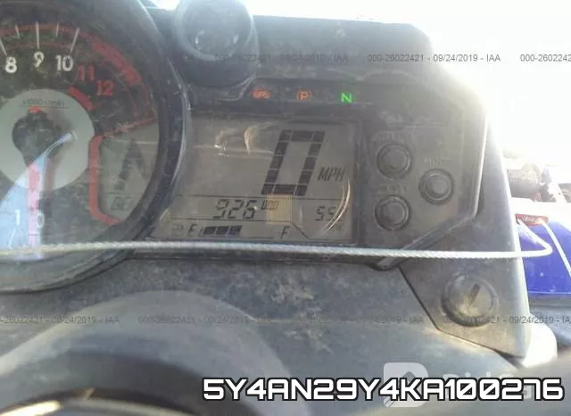 5Y4AN29Y4KA100276 фото 8