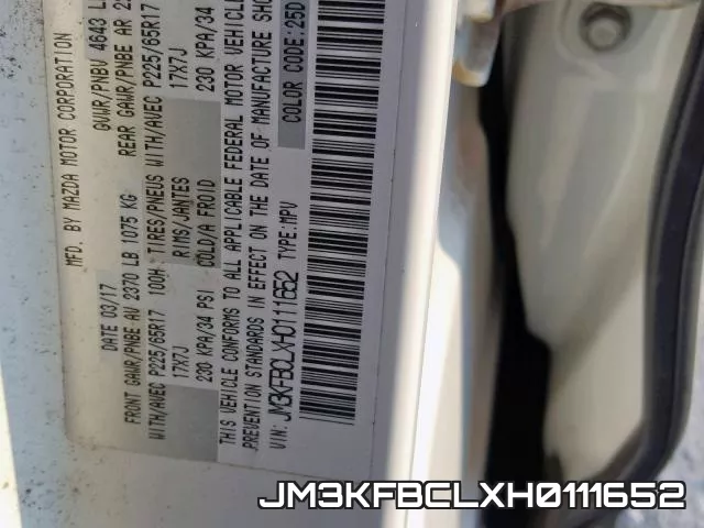 JM3KFBCLXH0111652 фото 2