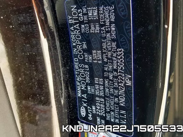KNDJN2A22J7505533 фото 2