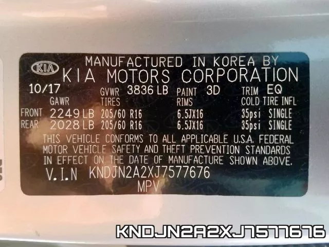 KNDJN2A2XJ7577676 фото 2