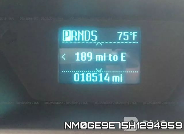NM0GE9E75H1294959 фото 8