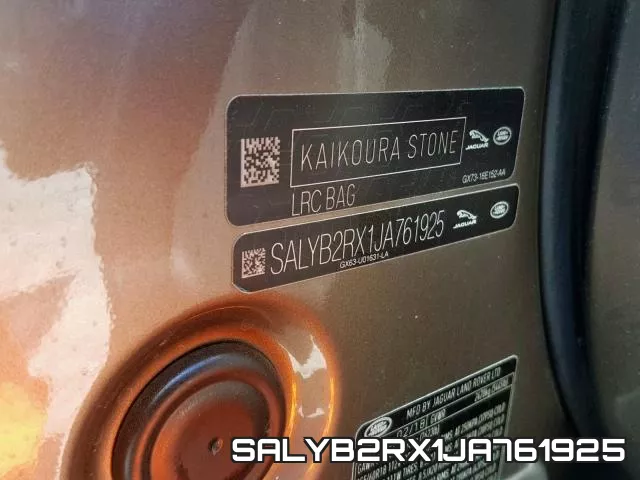 SALYB2RX1JA761925 фото 2