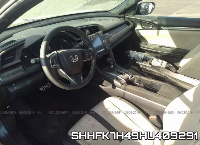 SHHFK7H49HU409291 фото 6