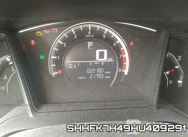 SHHFK7H49HU409291 фото 8