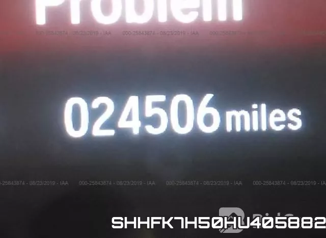 SHHFK7H50HU405882 фото 8