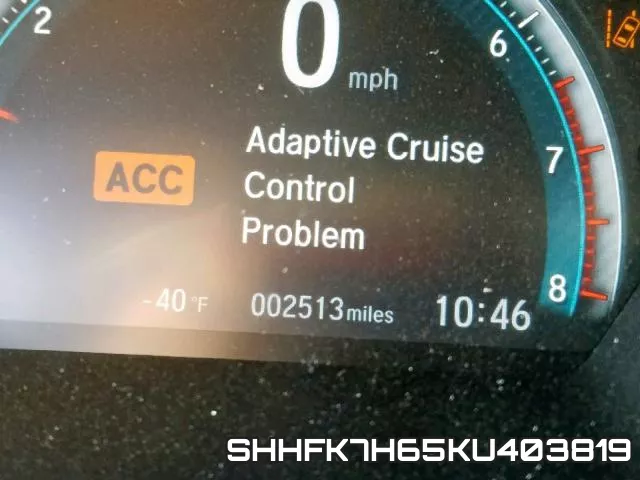 SHHFK7H65KU403819 фото 9