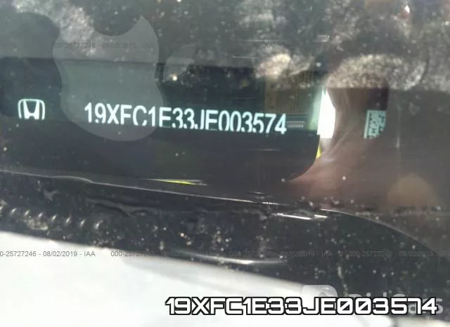 19XFC1E33JE003574 фото 10