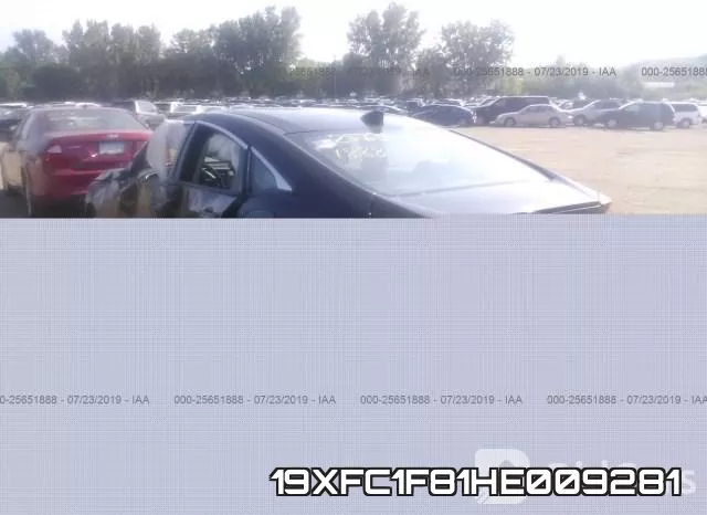 19XFC1F81HE009281 фото 4