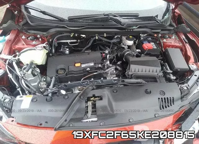 19XFC2F65KE208815 фото 2