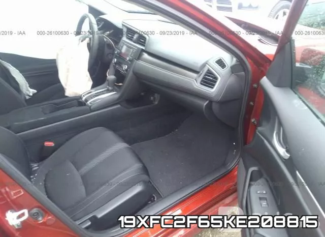 19XFC2F65KE208815 фото 6