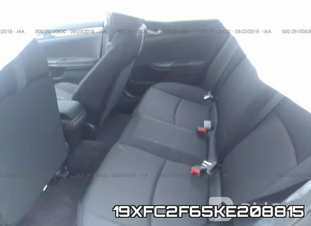 19XFC2F65KE208815 фото 9