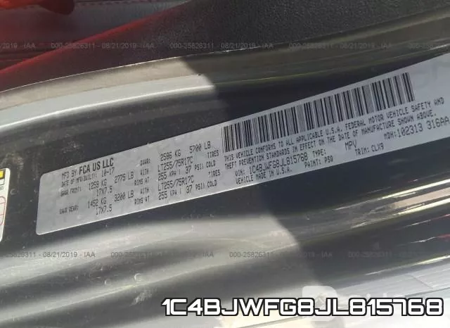 1C4BJWFG8JL815768 фото 10