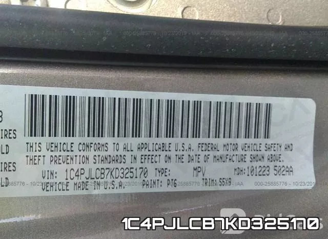 1C4PJLCB7KD325170 фото 9