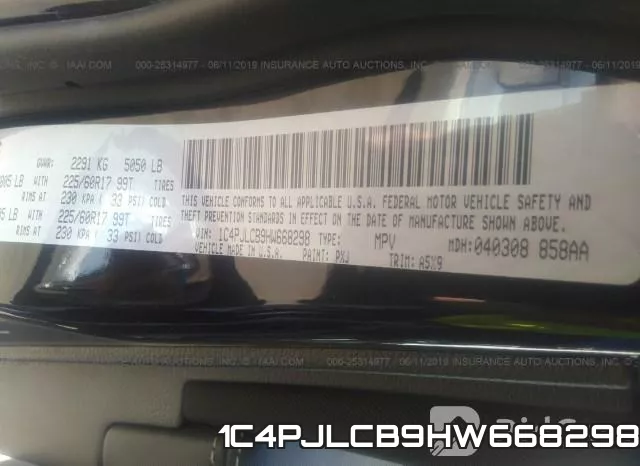 1C4PJLCB9HW668298 фото 10