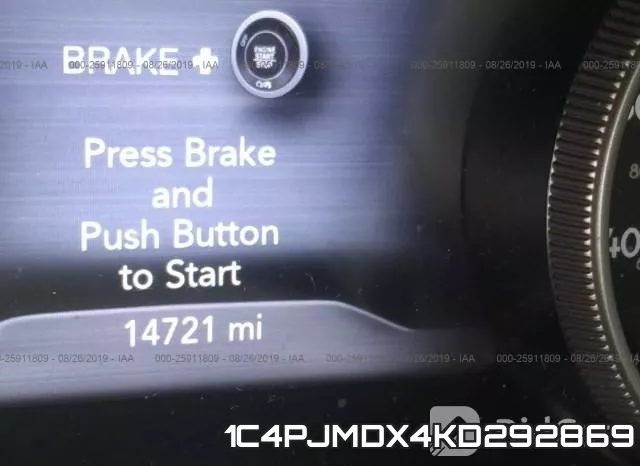 1C4PJMDX4KD292869 фото 8
