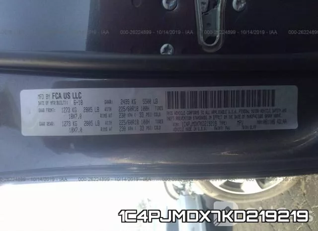1C4PJMDX7KD219219 фото 9