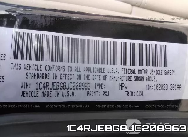 1C4RJEBG8JC208963 фото 10