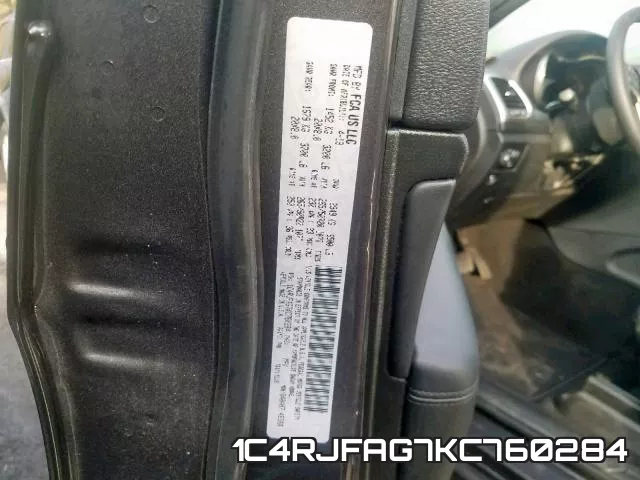 1C4RJFAG7KC760284 фото 2