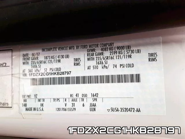 1FDZX2CG1HKB28797 фото 2