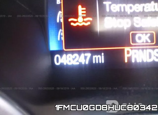 1FMCU0GD8HUC80342 фото 8