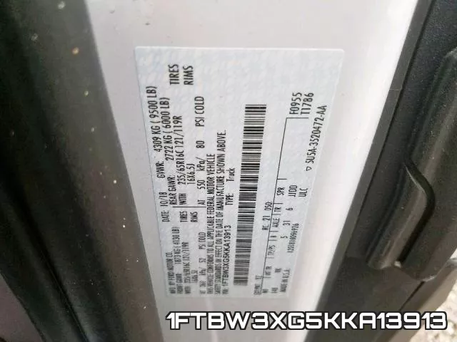 1FTBW3XG5KKA13913 фото 2
