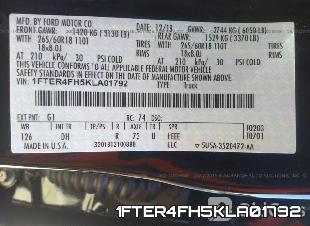 1FTER4FH5KLA01792 фото 10
