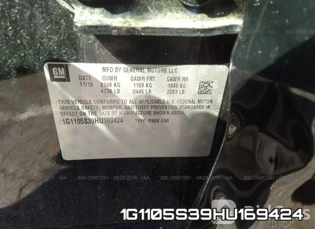 1G1105S39HU169424 фото 10