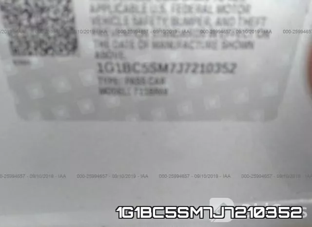1G1BC5SM7J7210352 фото 10