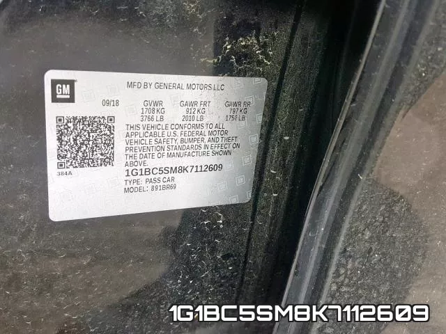 1G1BC5SM8K7112609 фото 2