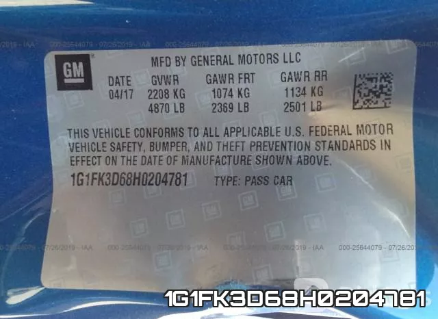 1G1FK3D68H0204781 фото 10