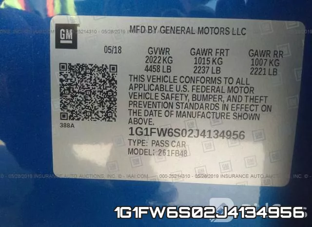 1G1FW6S02J4134956 фото 10