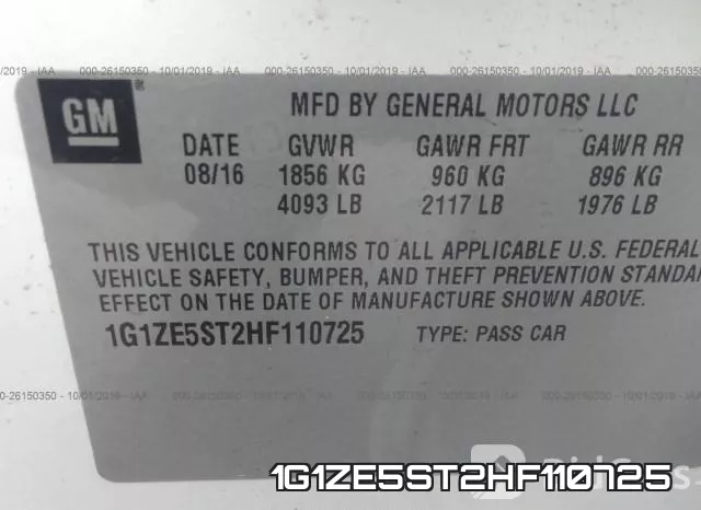 1G1ZE5ST2HF110725 фото 9