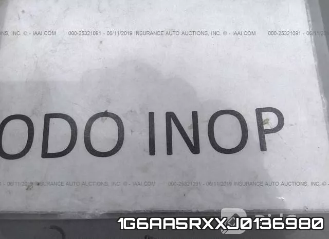 1G6AA5RXXJ0136980 фото 8