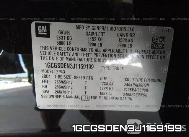 1GCGSDEN3J1169199 фото 10