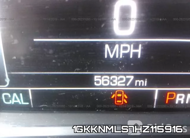 1GKKNMLS7HZ115916 фото 8