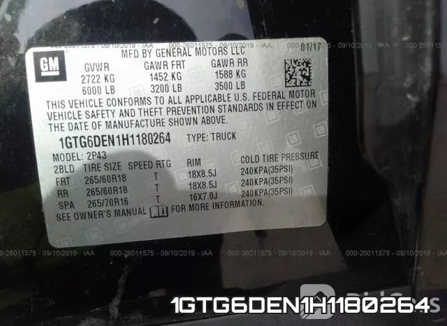1GTG6DEN1H1180264 фото 10