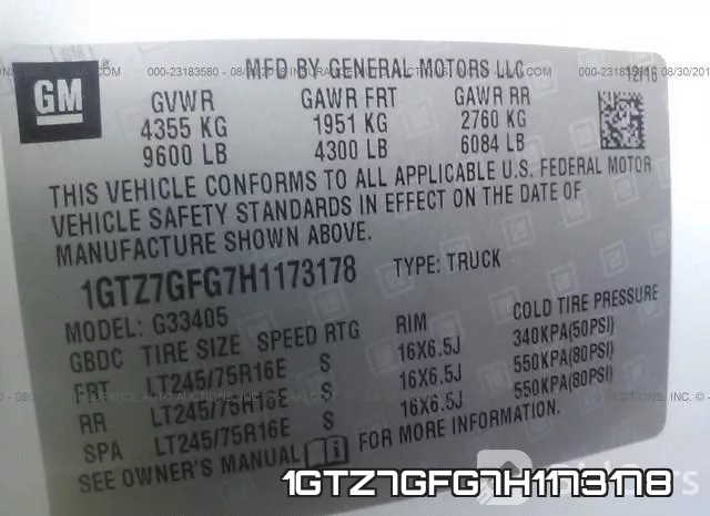 1GTZ7GFG7H1173178 фото 10