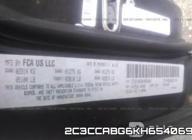 2C3CCABG6KH654069 фото 10